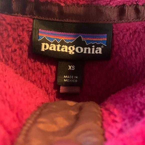 PATAGONIA | Women’s Re-Tool Snap-T Pullover Fleece Pink Raspberry Size XS - Picture 4 of 6